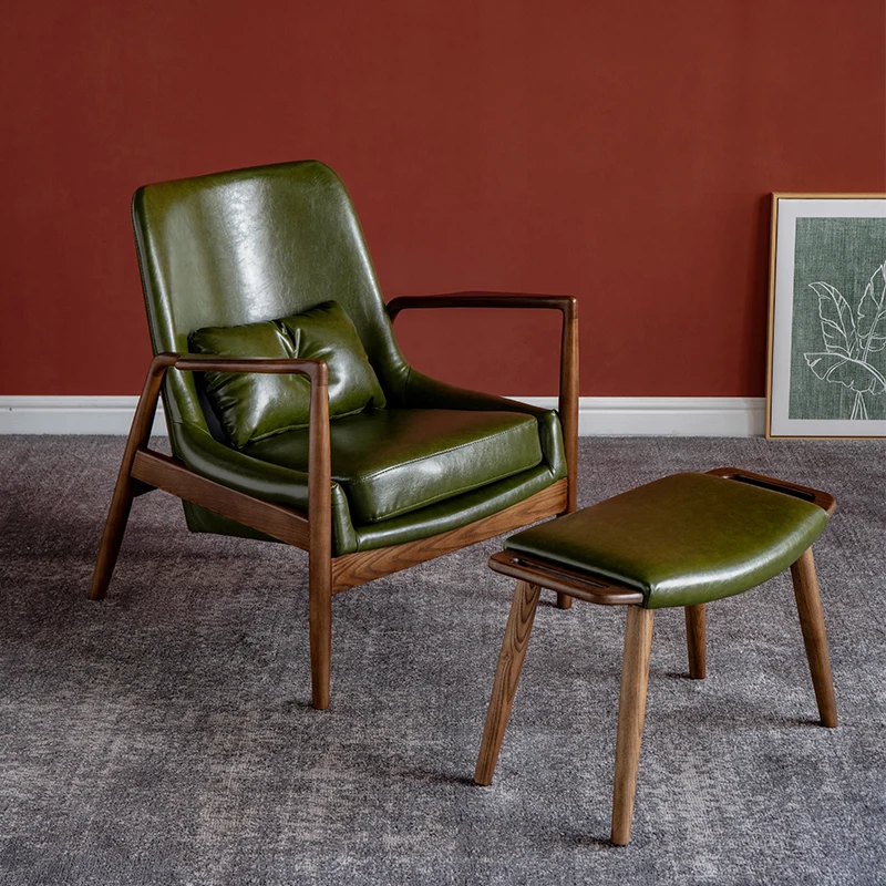 

Modern Wood Chairs Antiques Vintage Ergonomic Dine Living Room Chairs Single Lazy Sillones Modernos Para Sala Household Items