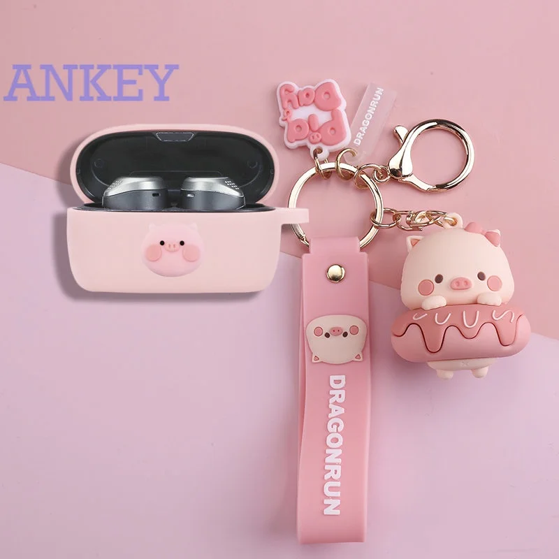 Custodia Per Jabra Elite 3 Auricolare Bluetooth Wireless Elite3 Cartoon Cute E3 Cover Silicone