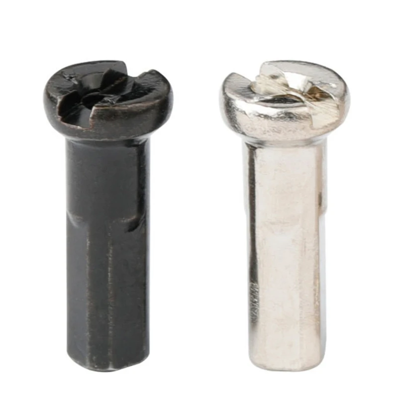 50PCS Brass Spoke Nipple 14G 13G 12G Mountain Road Bicycles Wheel E-bike Scooter Bike Spoke Cap Brass Bike Part Coated