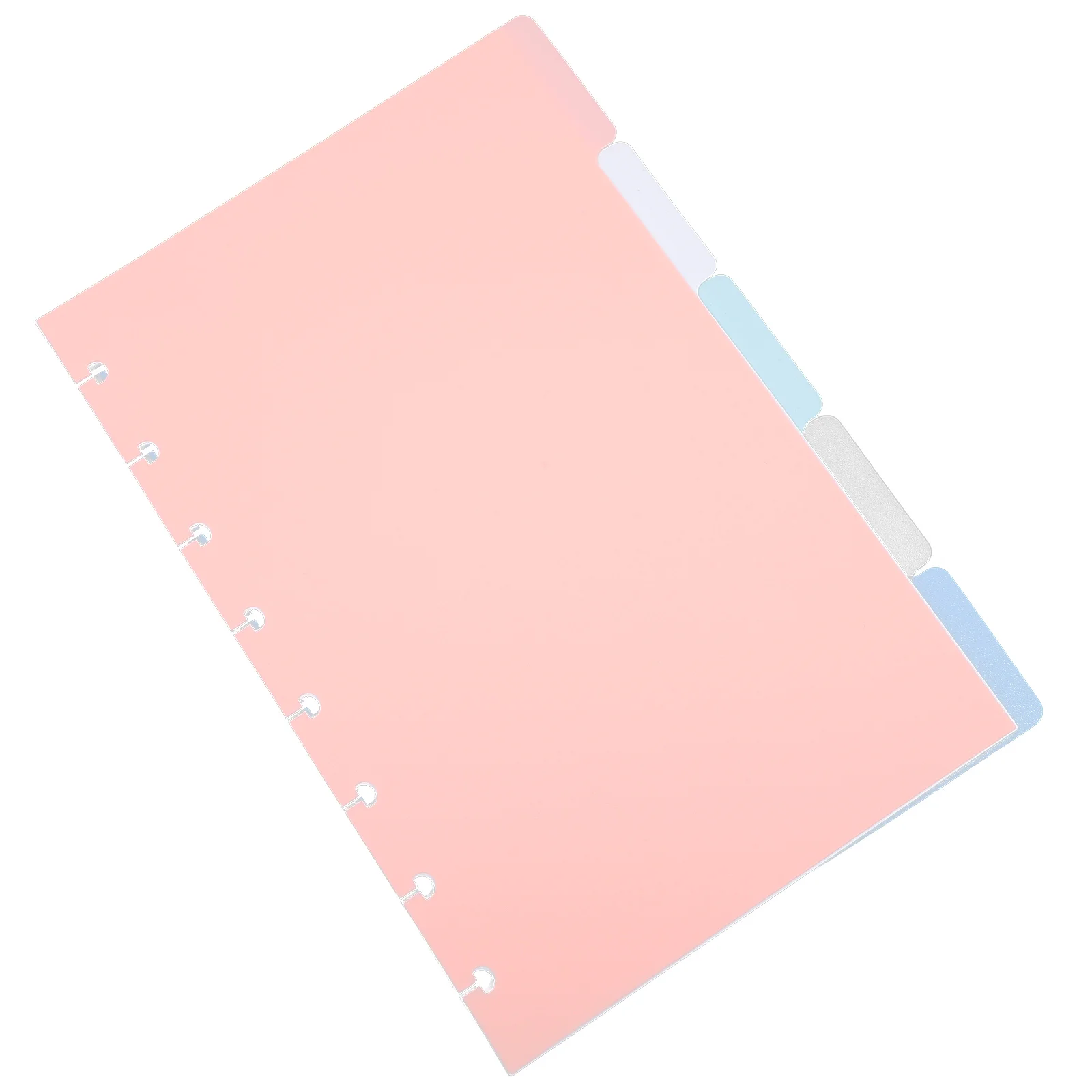 5pcs Binder Index Dividers With Tabs Classification Clip Tape Page Separators Filing Products File Folder Accessories Notebook