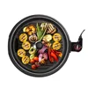 Smokeless Indoor Electric BBQ Grill with Glass Lid, Dishwasher Safe, Nonstick, Adjustable Temperature, Fast Heat Up, Stainless 5