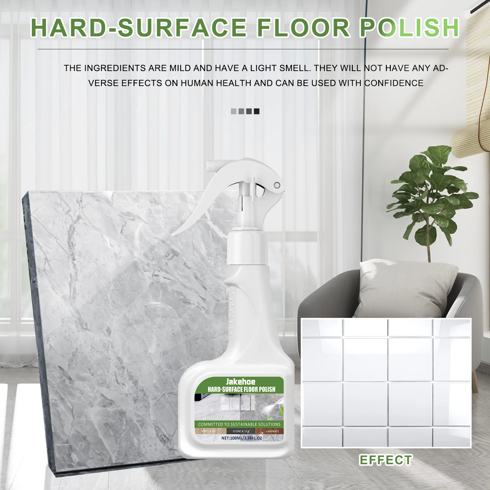 Stone Crystal Plating Agent Stonework Polishing Wood Furniture Marble Scratch Repair Hydrophobic Coating Tile Renovating Agent