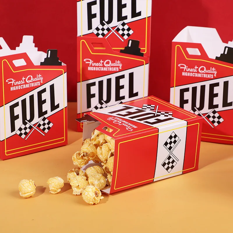 12/24/36 Stück Rennwagen-Treibstoffdosen als Popcorn-Boxen, Motocross-Rennsport, Hochzeit, Geburtstag, Party-Dekorationen, Snack- und Süßigkeitenverpackung ﻿ – Detail 5