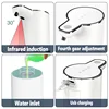 350ml Automatic Foam Gel Soap Dispenser Sensor Touchless Bathroom Smart Hand Sanitizer Washer USB Rechargeable Wall-Mounted 3