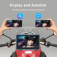 7"Motorcycle GPS Navigation Recorder Wireless CarPlay Android Auto Multimedia Player IP67 Waterproof Screen Bluetooth 2024 New - Image 4