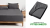 Full Fitted Bed Sheet Extra Deep 25 Cm Single Double Super King Size Sheets UK 2