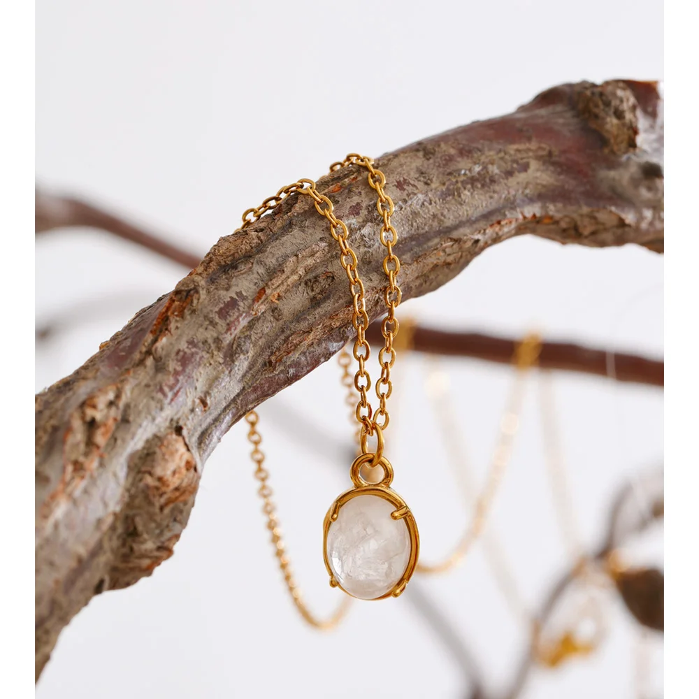 Yhpup Stainless Steel Pendant Necklace