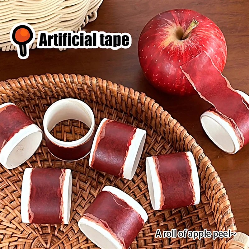 

Креативная имитация клейкой ленты Apple Peel для украшения палатки, модная и Минималистичная искусственная лента