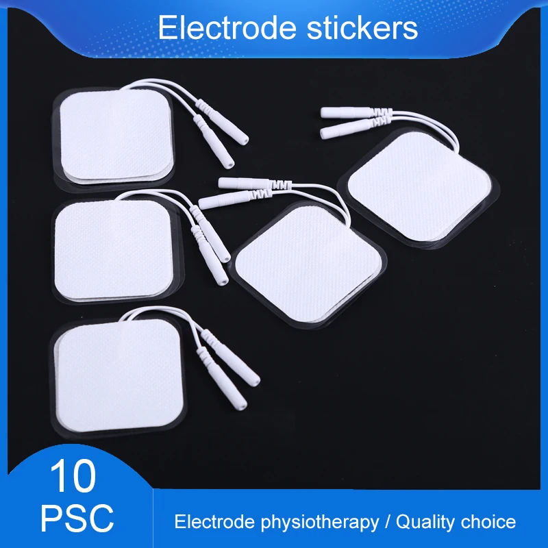 

10pcs Electrode Pads Patch Square Self Adhesive Pads for Digital Electric Muscle Stimulator Machine Slimming Massage Patch