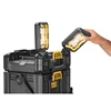 DEWALT DWST08061 2.0 TOUGHSYSTEM Adjustable Work Light With Storage 2-In-1 Featuring LED Heads Compact Storage Box 3