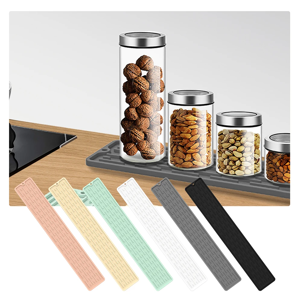 Faucet Splash Catcher Mats Waterproof Cleaning Silicone Drain Pad Heat-insulation Kitchen Gadgets for Home Table Bar Supplies