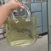 lear Glass Vase Fish Tank Tote Bag Flower Handbag Bag Vase Desktop Centerpiece for School Office Bedroom Decoration Drop Ship 4