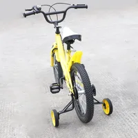 Vélo sportif pour enfants, vélo pour enfants de 16 pouces pour 3 à 8 ans avec hauteur réglable, roues d'entraînement, rangement 1