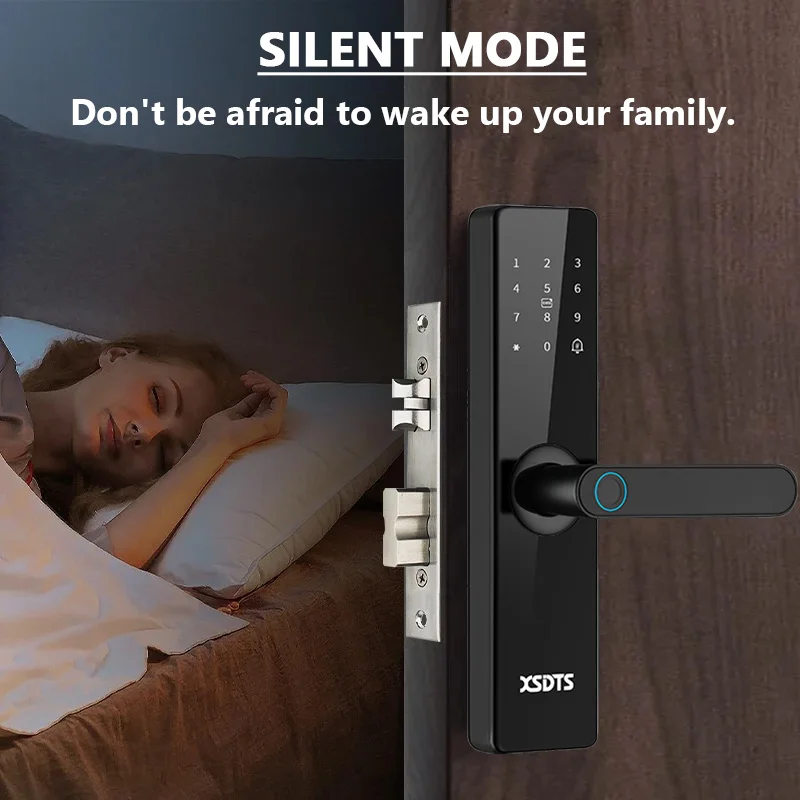 قفل ذكي إلكتروني للمنزل تطبيق XSDTS TTLock يعمل بت...