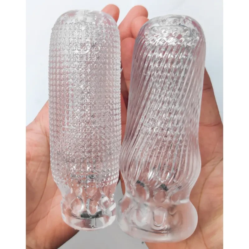 Male Suction Masturbator Cup Transparent Adult Sex Toy for Men Soft Male Exercise Penis Massage Sexy Pocket Pussy 18+