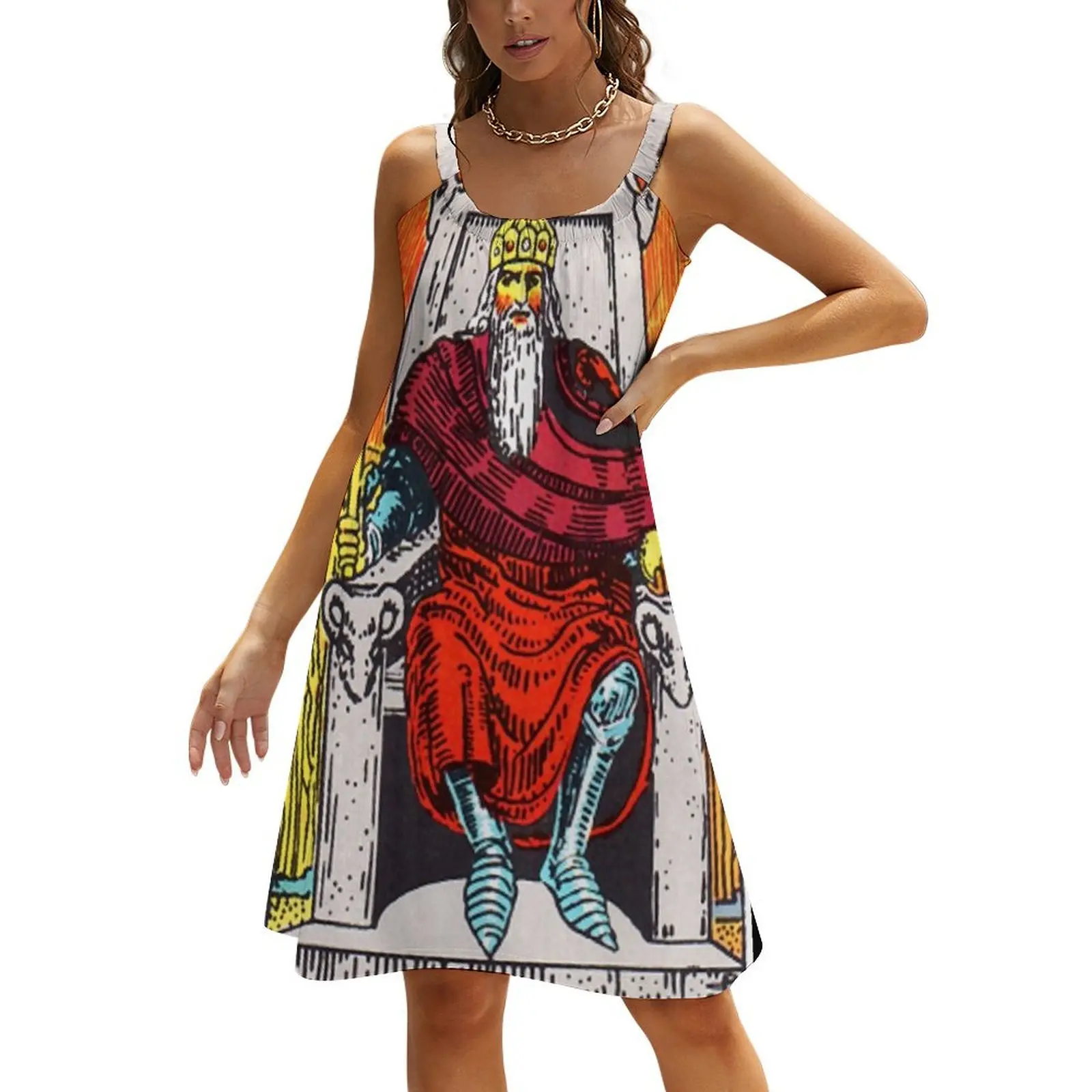 

The Emperor Tarot Beach Sling Skirt Dresses for wedding party evening dress