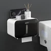 1pcs Toilet Tissue Box Toilet Paper Rack Wall-mounted Bathroom Paper Roll Tube Toilet Paper Boxes 1