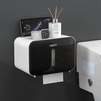 1pcs Toilet Tissue Box Toilet Paper Rack Wall-mounted Bathroom Paper Roll Tube Toilet Paper Boxes 1