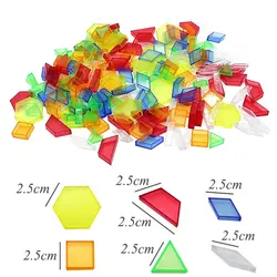 Montessori Children's Educational Light Table: Transparent Sensory Blocks and Math Learning Toys (YLL00775)