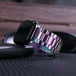 Premium Stainless Steel Metal Strap - Series 10 46mm (Colorful)