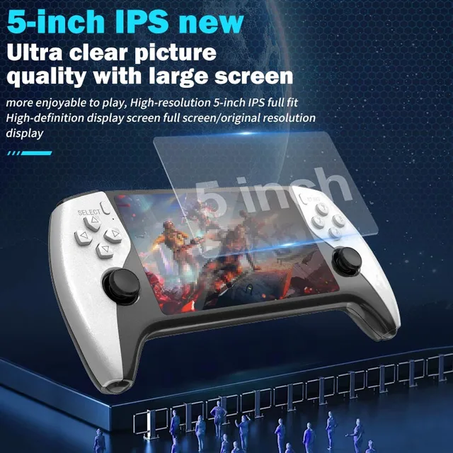 Multifunctional 5 Inch IPS HD Retro Handheld Game Console SF3500 Support Multi-System with FHD Port& Dual Core,256GB Expandable 2