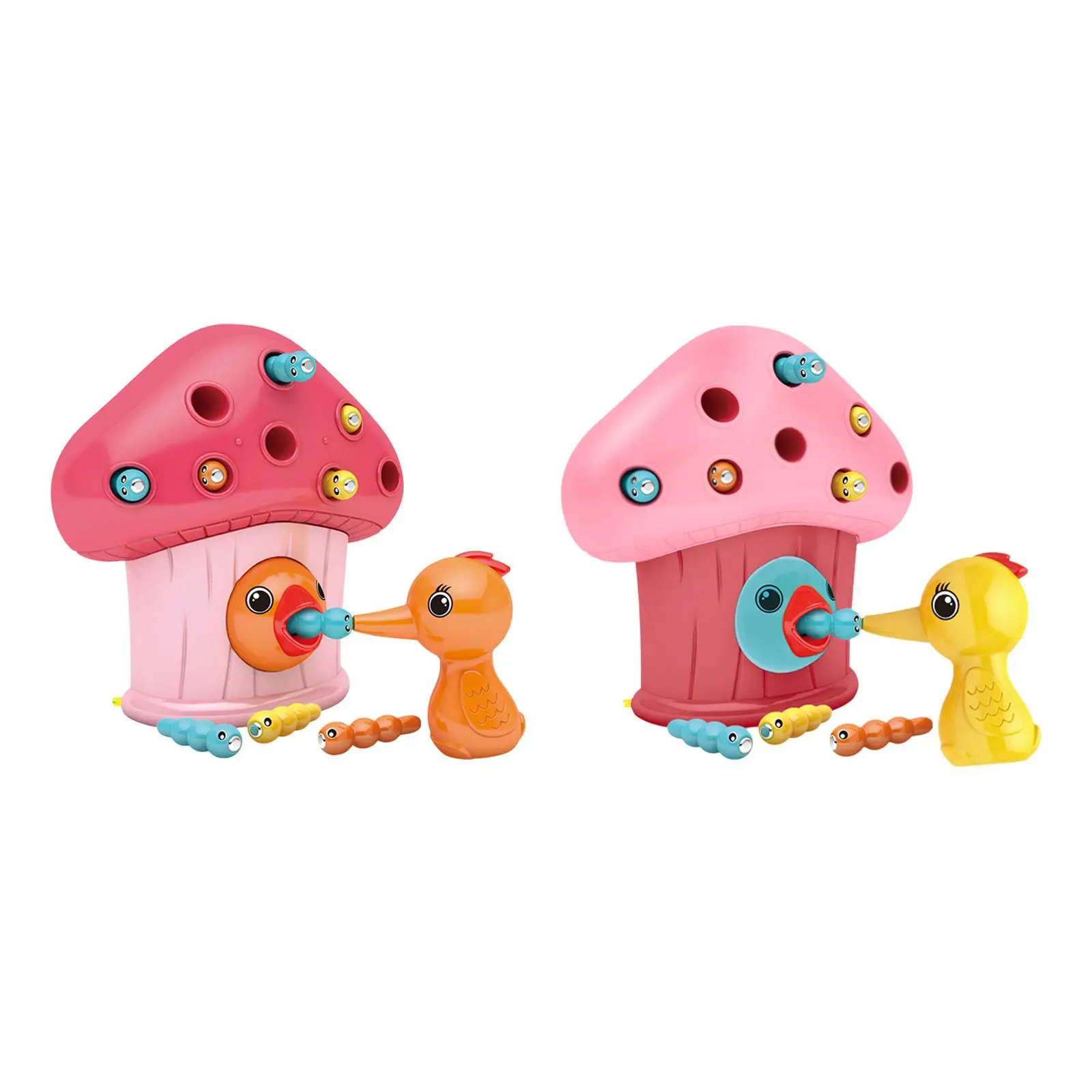 

Магнитная игрушка для ловли дятла, имитация сенсорной игрушки, интерактивная игрушка для мелкой моторики для упражнений, Зрительная координация рук