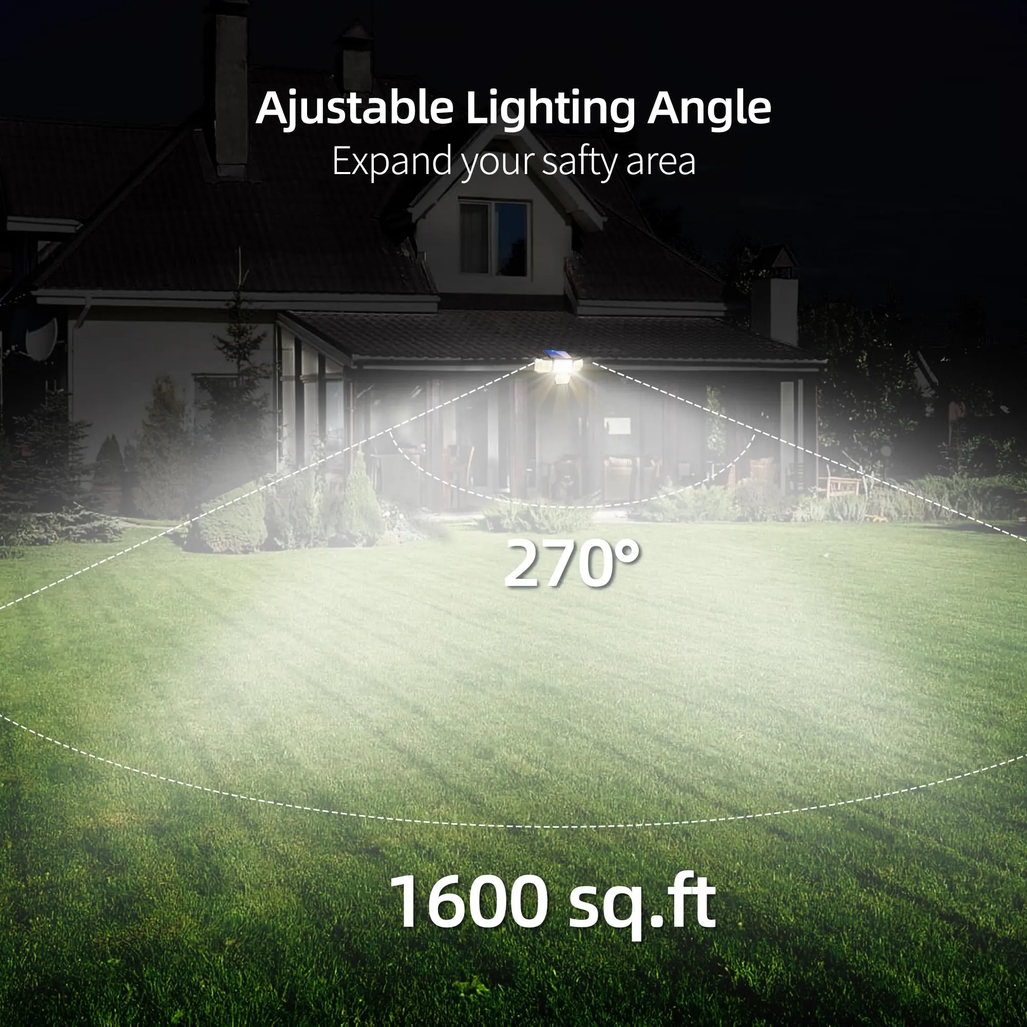 Description Picture 6 of itemOutdoor Solar Light Fixture with Motion Sensor Solar Powered Lamp Sunlight for Garden Exterior Wall Security Lighting Waterproof