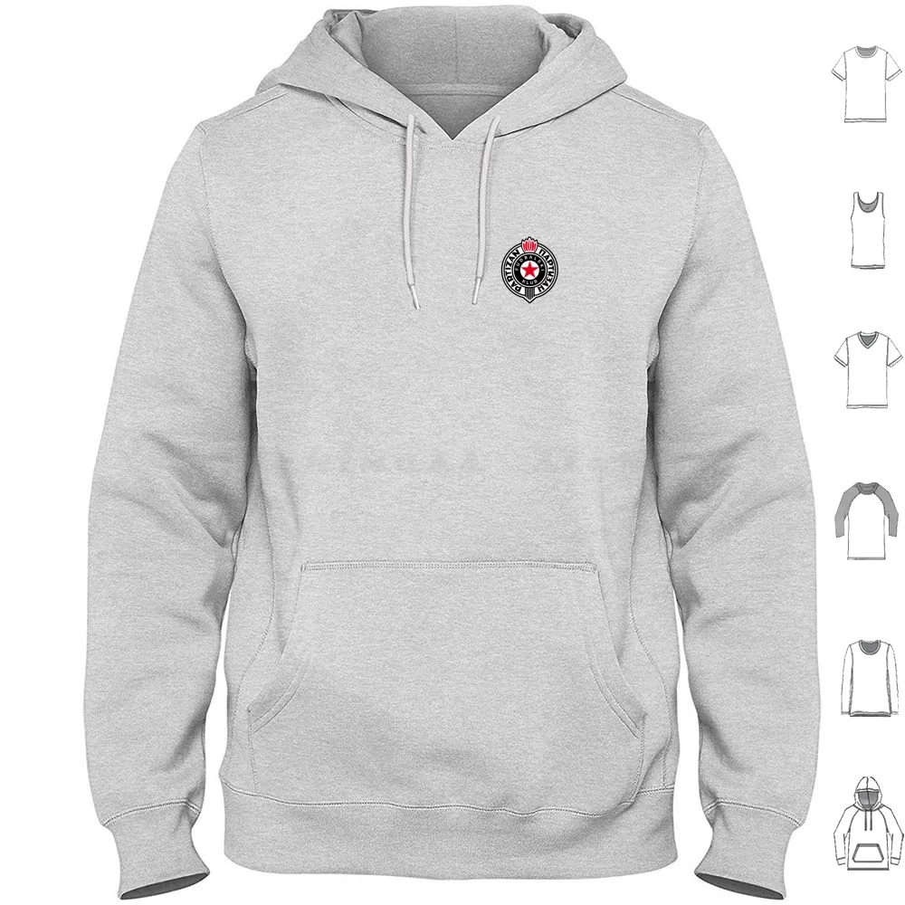 

Fk Partizan Belgrade Hoodies Long Sleeve Partizan Soccer Belgrade Magnet Serbia Coat Of Arms Star Popular Grossari