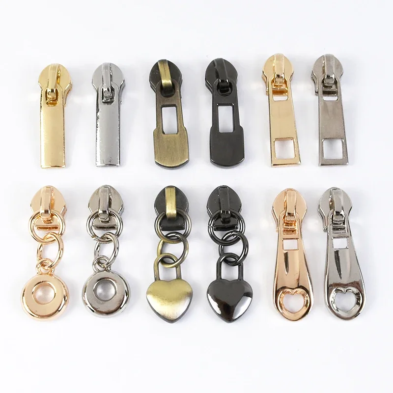 Description Picture 4 of item10/30Pcs Meetee 3# Nylon Zipper Puller Slider Zip Repair Kit Cursors Zippers Lock for Clothes Bag Zips Head Sewing Accessories