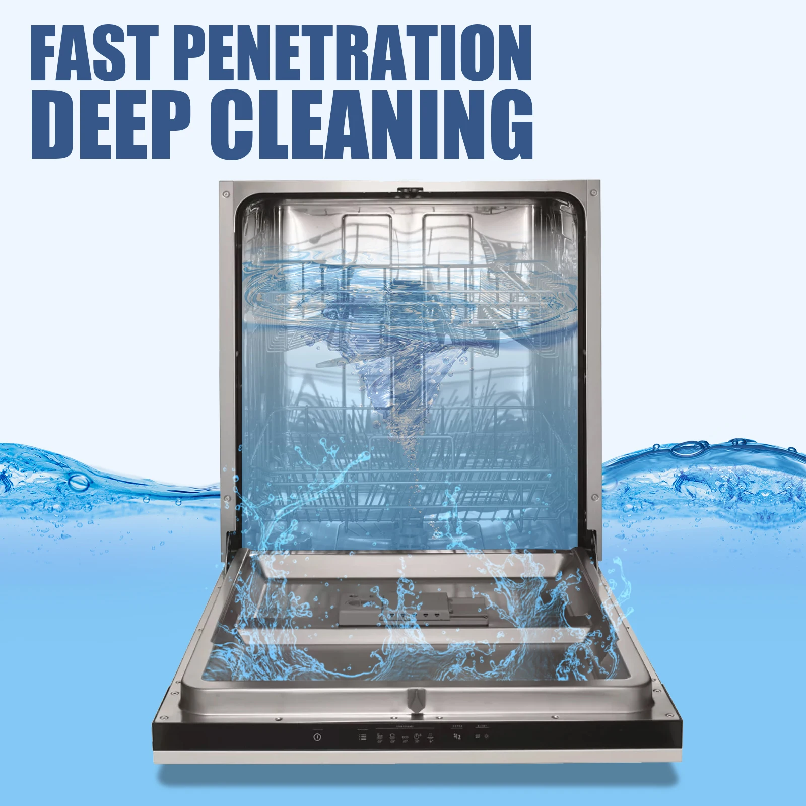 Jue-Fish Dishwasher cleaning tablets remove limescale buildup and odorsDishwasher cleanerEfficient kitchen cleaning tools