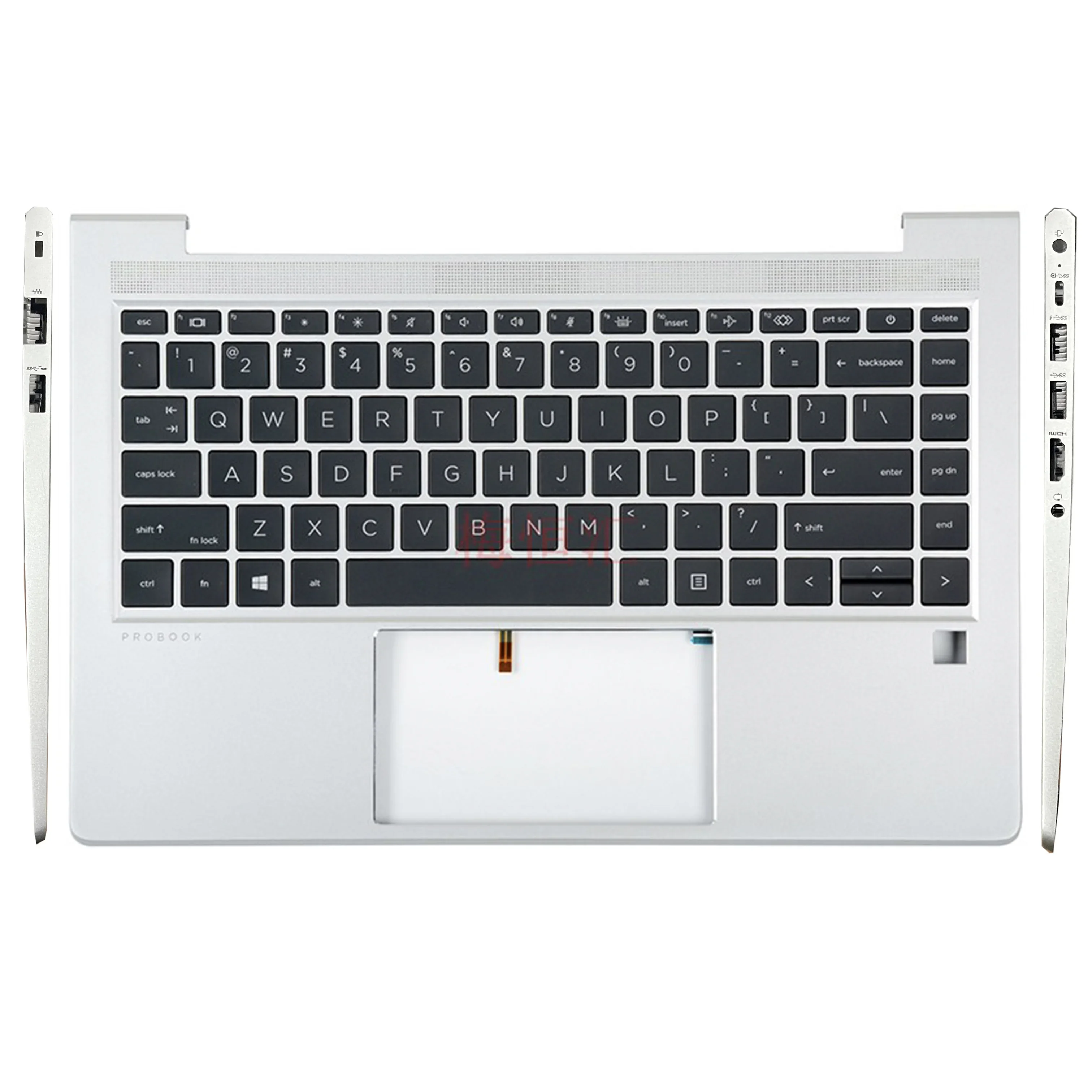 Laptop Palmrest Tampa Superior Backlight Teclado Espanhol Original dos Eua hp Probook 440 g8 440 g9 445r Zhan66 14 g4 g5 X8q Novo - Imagem 2