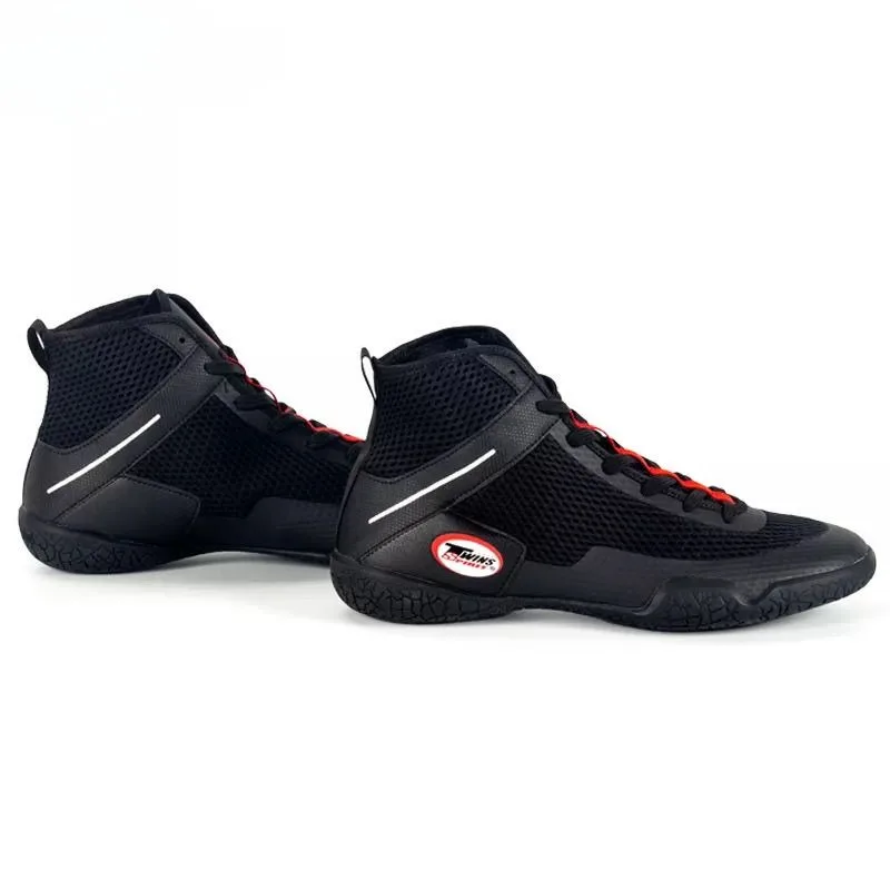 Men's and Women's High-top Competition Sports Shoes Non-slip and Wear-resistant Wrestling Shoes Free Fighting Boxing