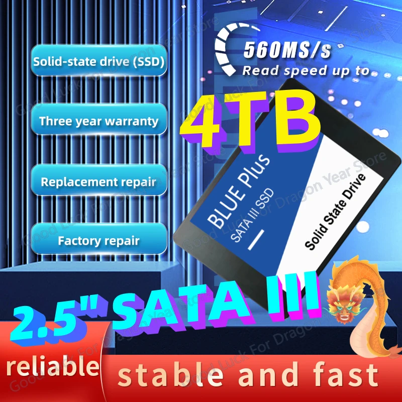 

SSD Sata3 4TB Solid State Hard Drives Disk 7450MB/S High Speed 2TB 1TB Sata3 2.5Inch Internal Solid State Drives For Laptop PS5