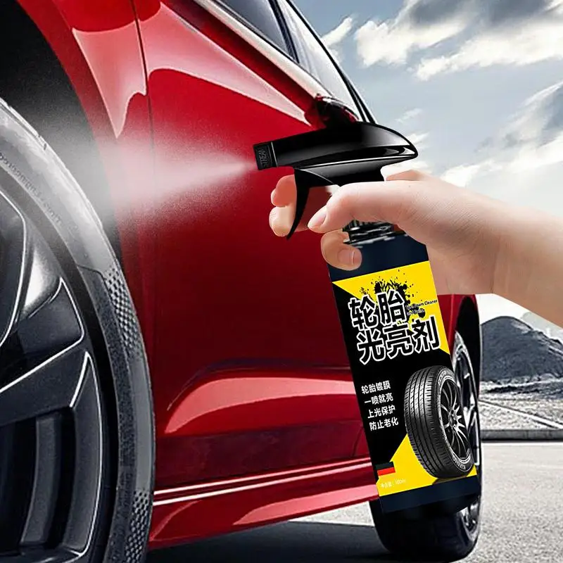 

Tire Spray Tire Gloss Plastic Rubber Wheel Restorer Agent Auto Tire Shine Refurbishing Agent Automobile Exterior Detailing