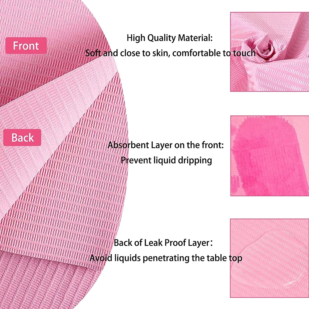 5/20PCS Nail Table Mats Disposable Nail Art Paper Towels Waterproof 3 Ply Nail Art Paper 45*33mm Pads for Nail Table Pad Clean 4