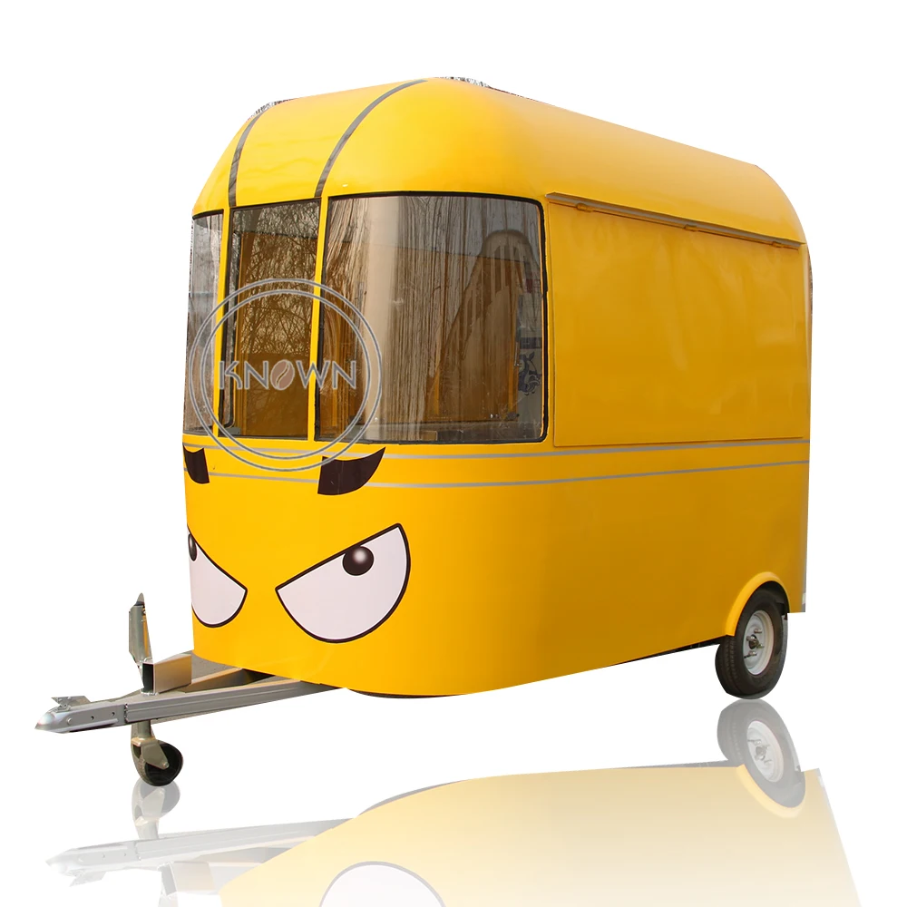2023 Carrelli Per Alimenti Personalizzati/Rimorchio/Camion Per Gelato Con Mini Rimorchio Per Alimenti A 2 Ruote Per Hot Dog E Snack