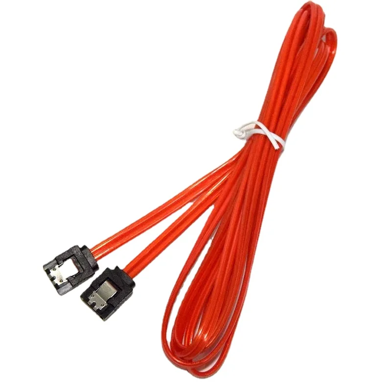 HDD SSD Hard Disk Drive 7pin SATA 3.0 Serial ATA Extension DATA Long Cable Copper Wire   2 meter