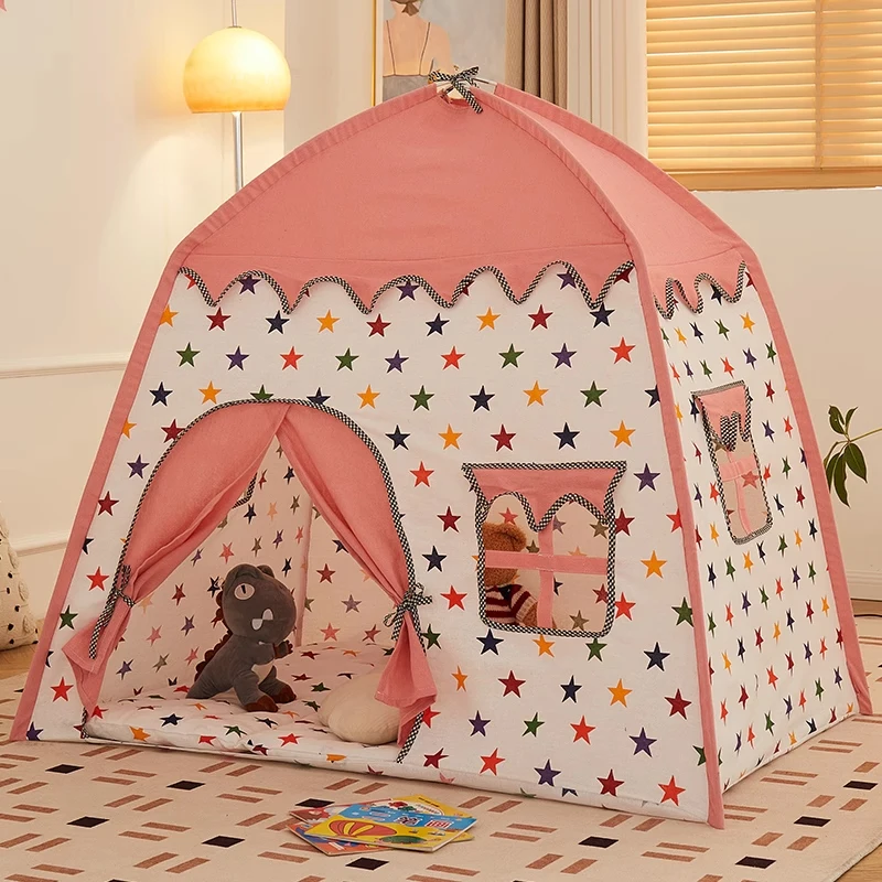 

Children Tent Birthday Teepee Gifts for Boys tipi Girls Kids Play Tent for Baby Game House Wigwam Collapsible Princess Castle