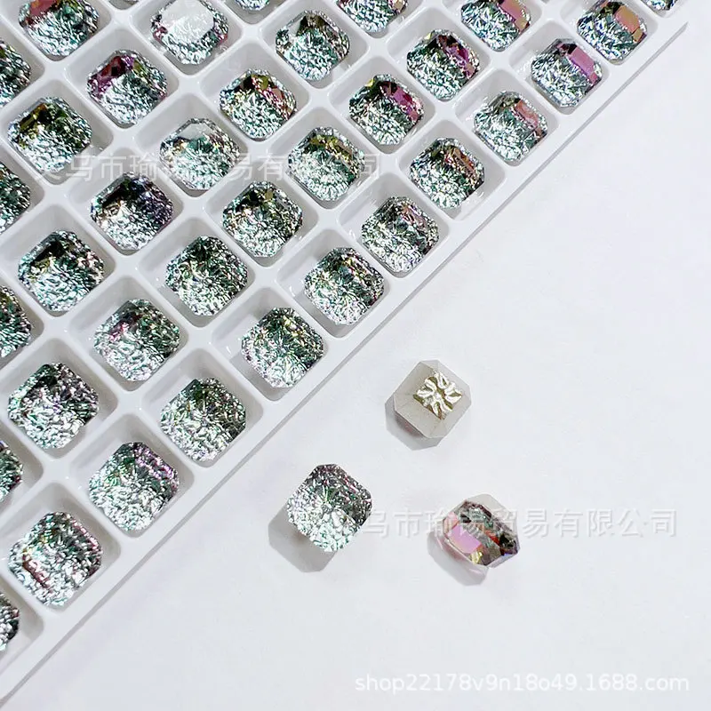 10 Stück DIY Nail Art Bohrer mit Dopamin-Zubehör für K9, hochwertige 8 x 8 mm quadratische Eckentlastung – Detail 9
