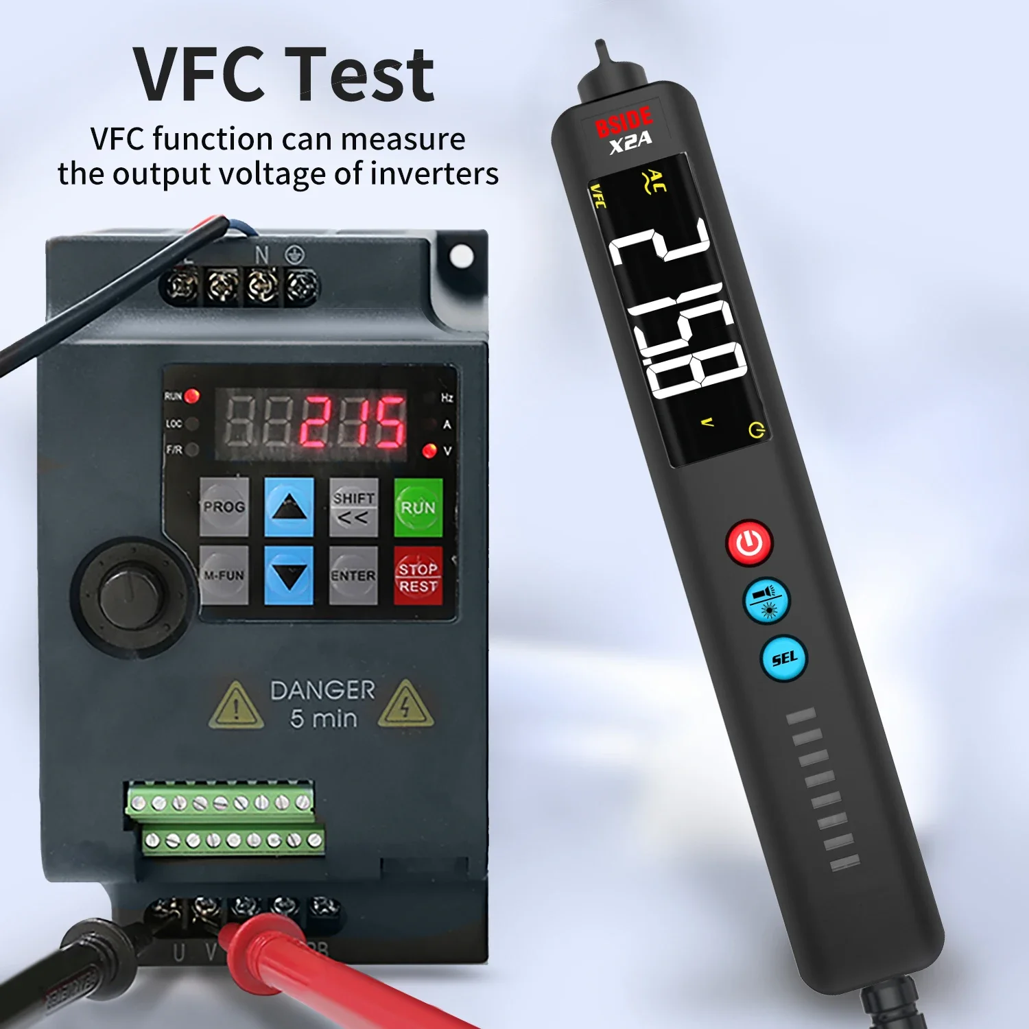 digital multimeter multimeter tester BSIDE laser indication