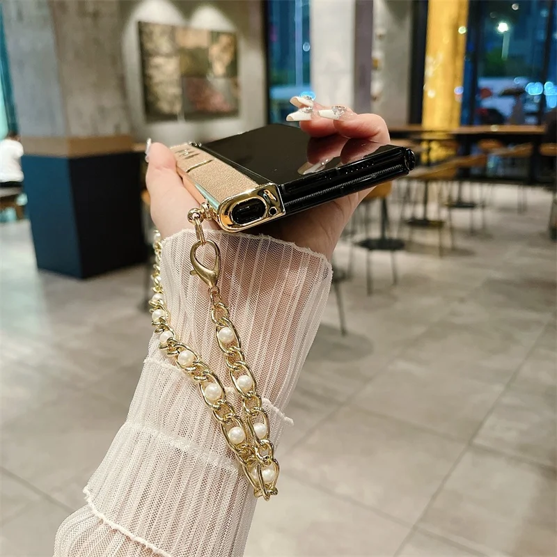 Bracelet Electroplated Frame PU Leather Phone Case For Honor V Purse Cover