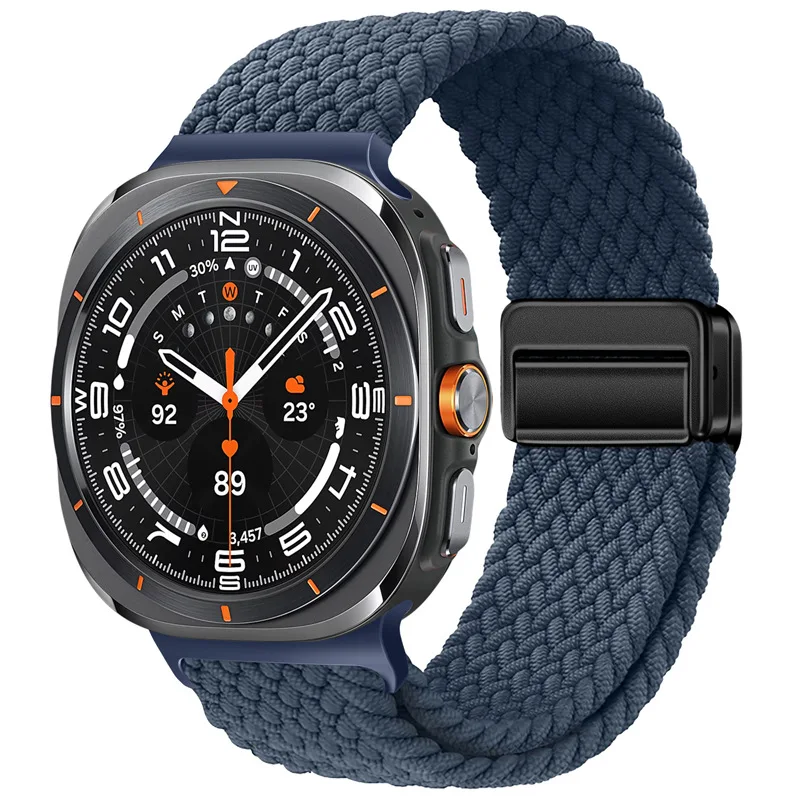 Nylon Magnetic Buckle Braided Solo Loop Strap Bracelet