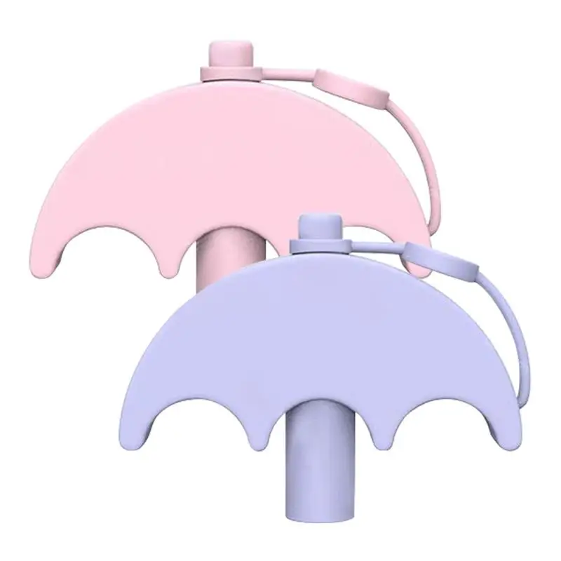 

2 шт., колпачки для трубочек, из силикона