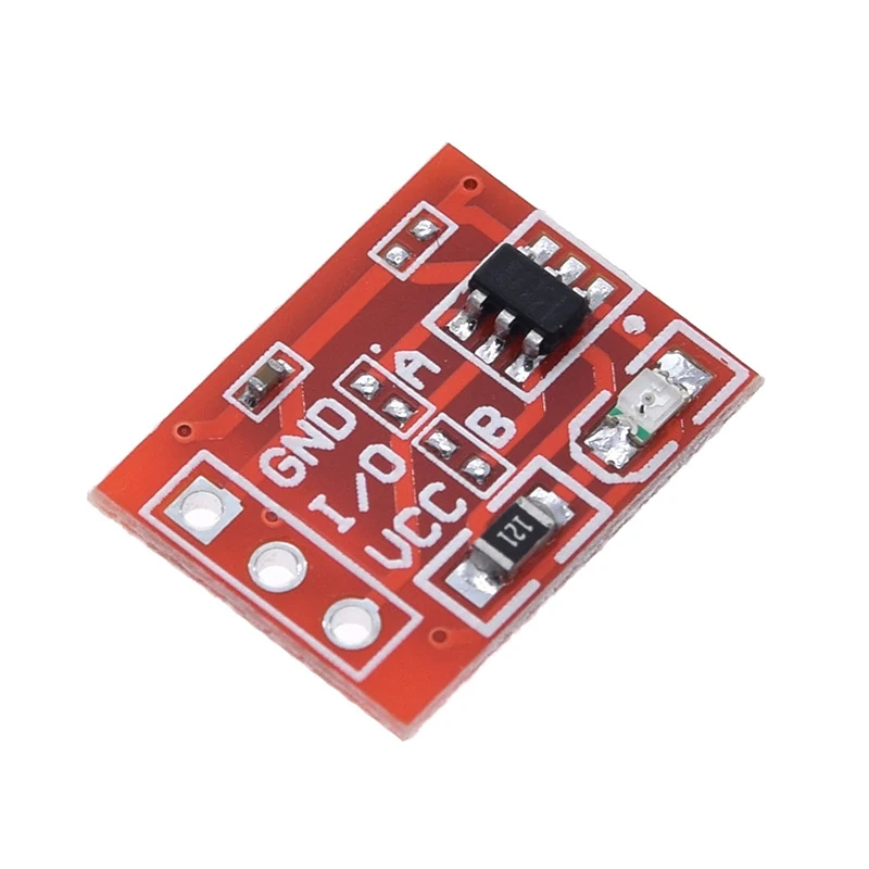 

20~2000Pcs TTP223 Touch Key Module Self-locking Inching Capacitive Switch Single Circuit Transformation