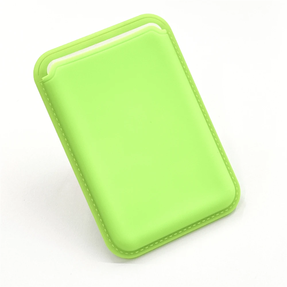 Enhanced Silicone Magnetic Wallet Card Holder - Universal Smartphone Accessory