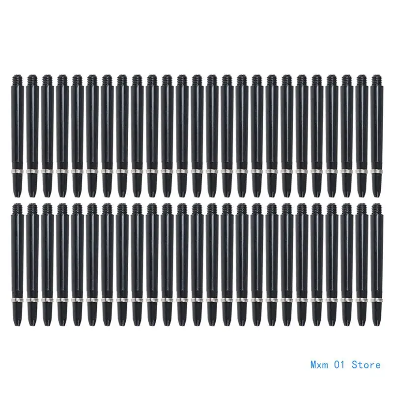 

50Pcs/set Shafts Nylons Plastic Stem Black Corner Short Stem Threaded Rod Throwing Drop shipping