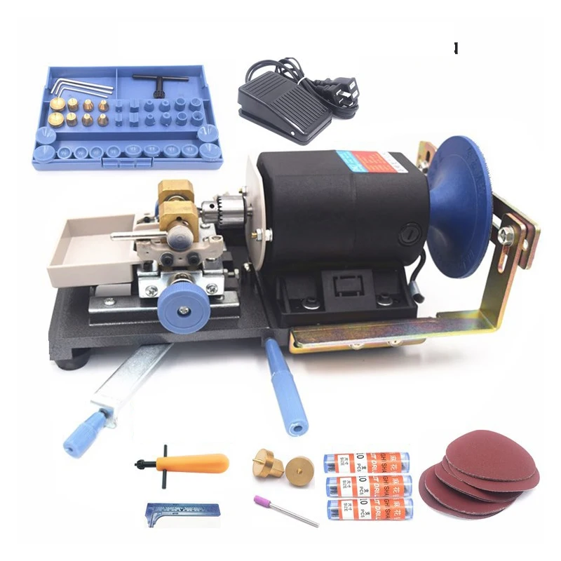 

220V 450W Pearl Holing Machine Pearl Amber Wax Round Bead Wood Bead Drilling Machine Jewelry Drill Tool