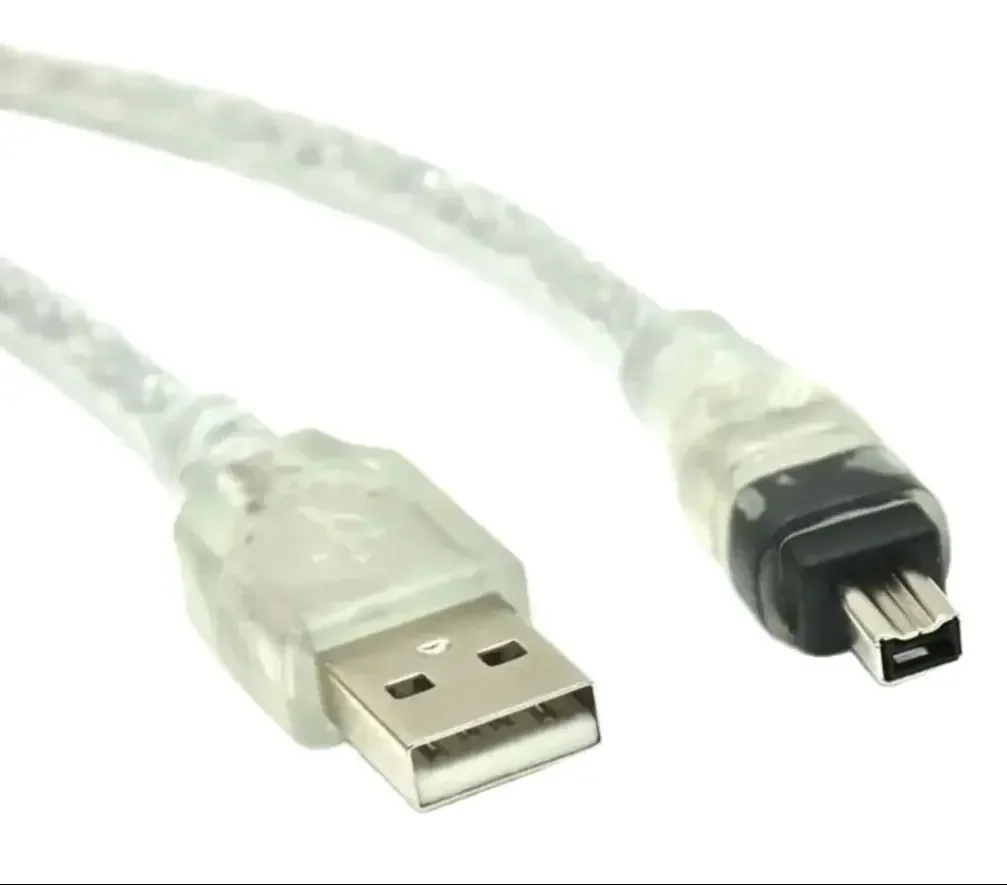 1.5M 파이어와이어 IEEE 1394 6핀 남성-USB 2.0 4핀 남성 어댑터 변환기 데이터 케이블 카메라 DV 획득 카드용 케이블 코드