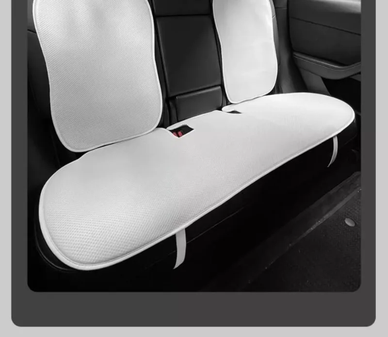 Ice Silk Car Seat Cushion for Tesla Model Y Juniper 2025 Mats Breathable All Sea