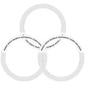 White 3PC Shape O